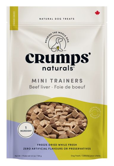 Crumps Mini Trainers Freeze Dried Beef Liver Dog - 126g