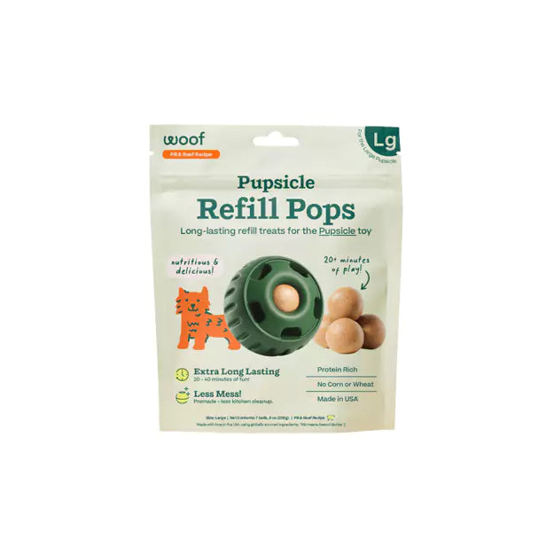Woof Pupsicle Beef Pops Large
