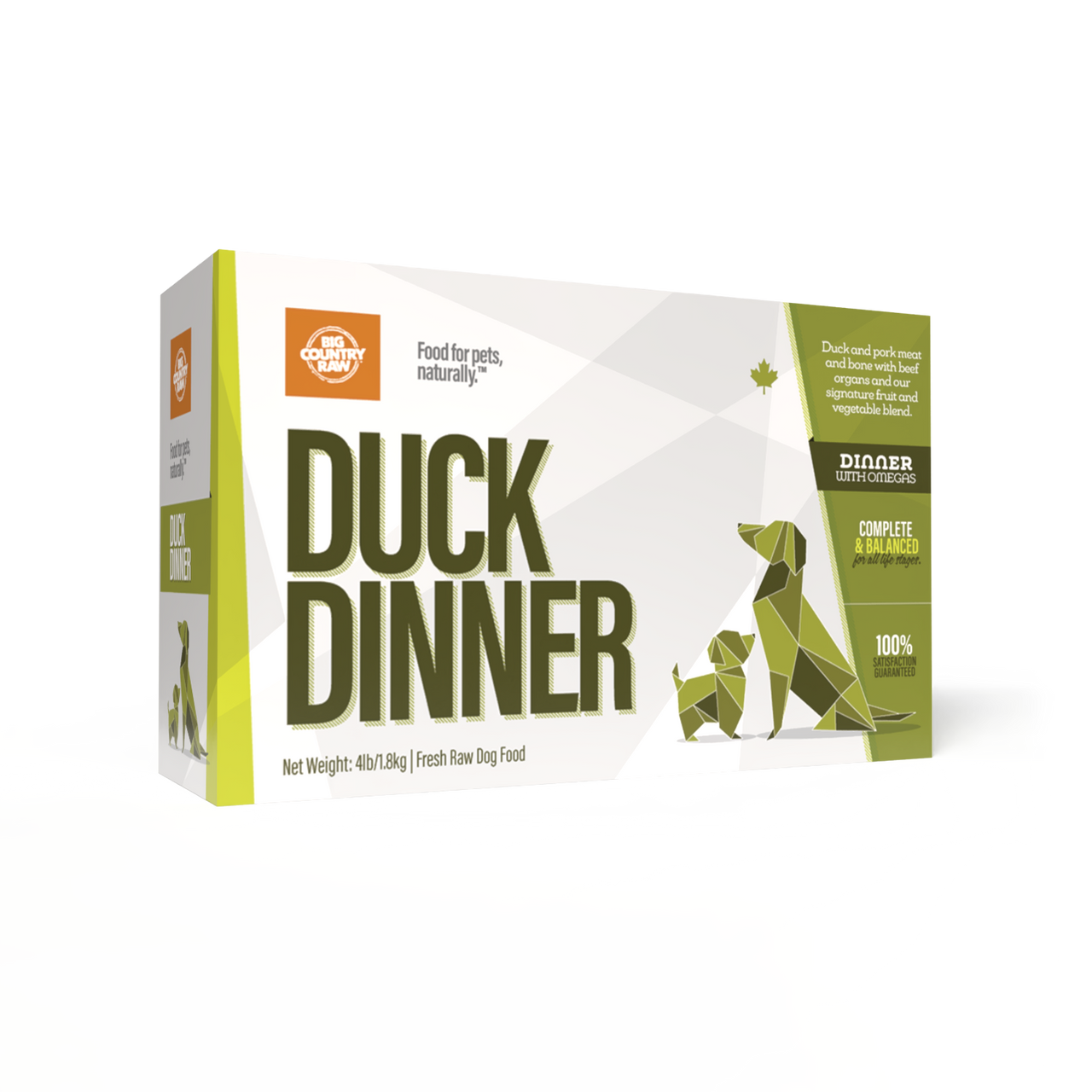 BCR Duck Dinner Carton - 4lbs