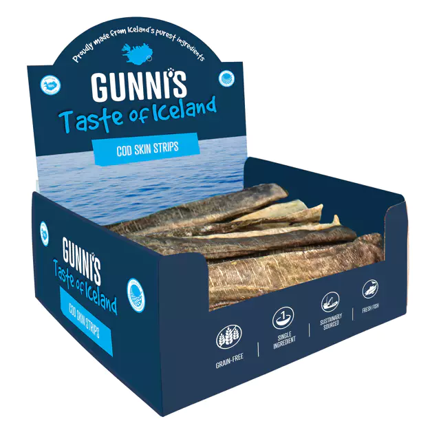 Gunni's Taste of Iceland Cod Skin Strips