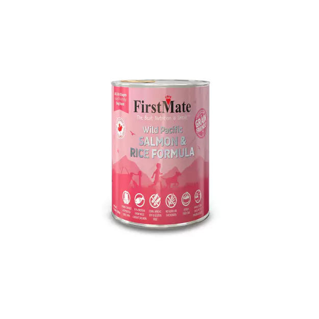 Grain Friendly Salmon w/Rice Dog Can 345g FirstMate