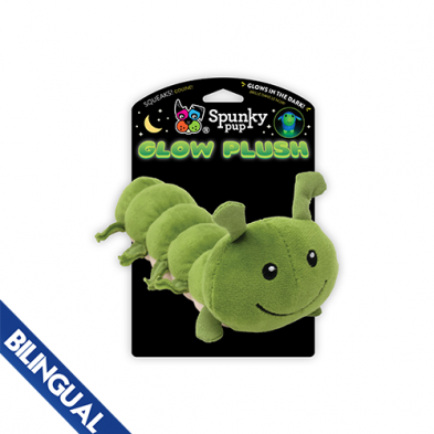 Spunky Pup® Glow Plush Caterpillar Large