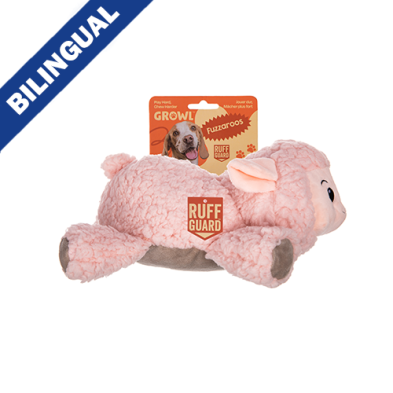 Growl Fuzzaroos Lolly the Lamb Dog Toy - Each