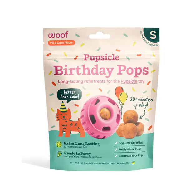 Woof Birthday Pops Small