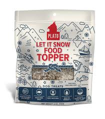 Plato Pet Treats Holiday Hundur's Crunch Snow Topper 4oz