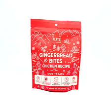 Plato Pet Treats Holiday Small Bites Chicken Gingerbread Recipe 70g