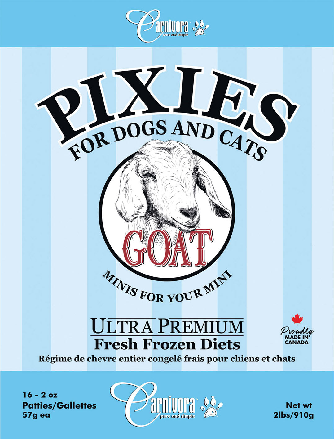 Carnivora Goat Diet - 2lbs