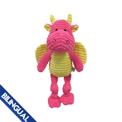 FouFouBRANDS Knotted Dragon Pink - Large