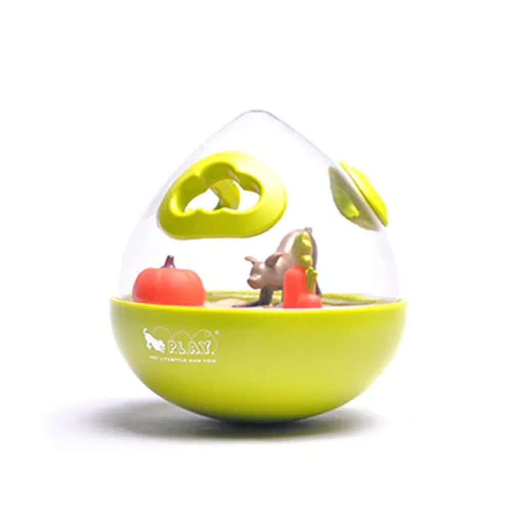 Wobble Ball 2.0 Enrichment Treat Toy - Green