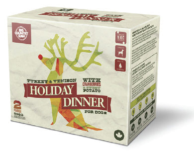 BCR Turkey & Venison Holiday Dinner Carton (Seasonal) - 2lbs