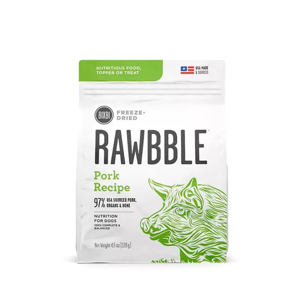 Rawbble Freeze Dried Pork - 4.5oz