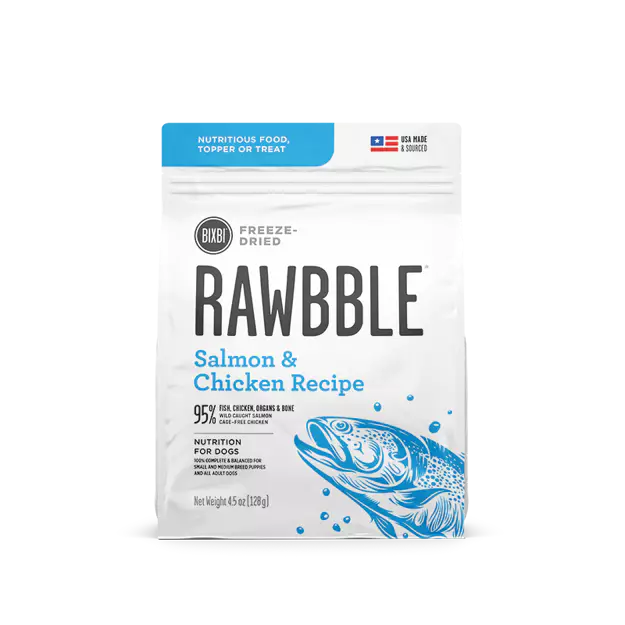Rawbble Freeze Dried Chicken & Salmon - 4.5oz