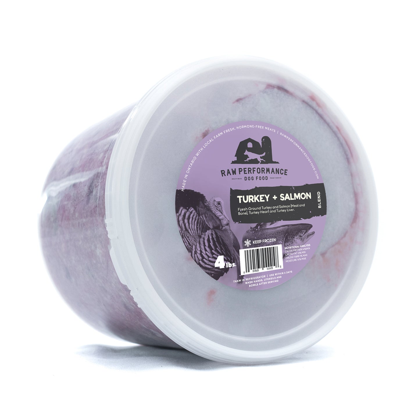 Raw Performance Turkey & Salmon Blend - 4lbs