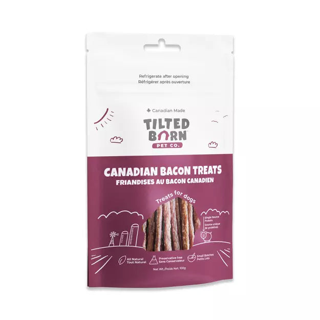 Tilted Barn Pet Co. Canadian Bacon Treats 27g