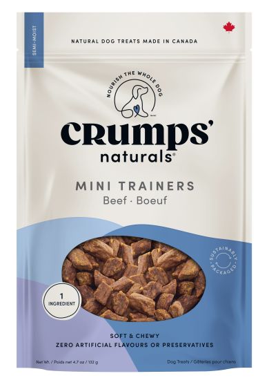 Crumps Mini Trainers Beef Semi Moist Dog - 132g