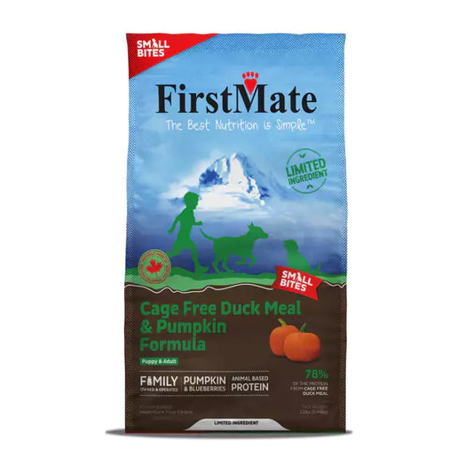 Grain Free Duck & Pumpkin Small Bites 5.44kg FirstMate