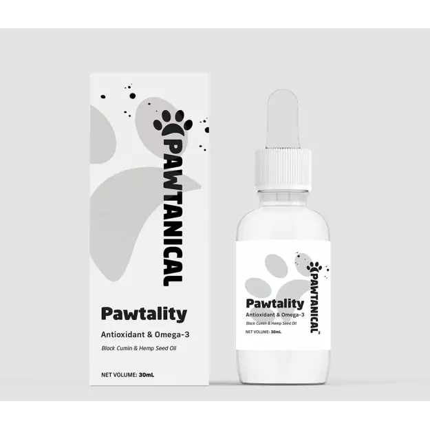 Pawtanical Pawtality Black Cumin & Hemp Seed Oil 30ml