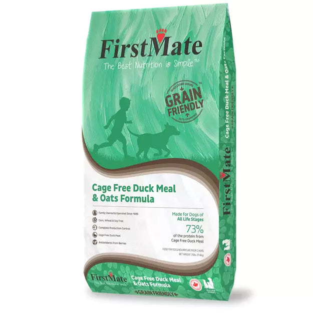 Grain Friendly Cage-Free Duck & Oats Dog 11kg FirstMate