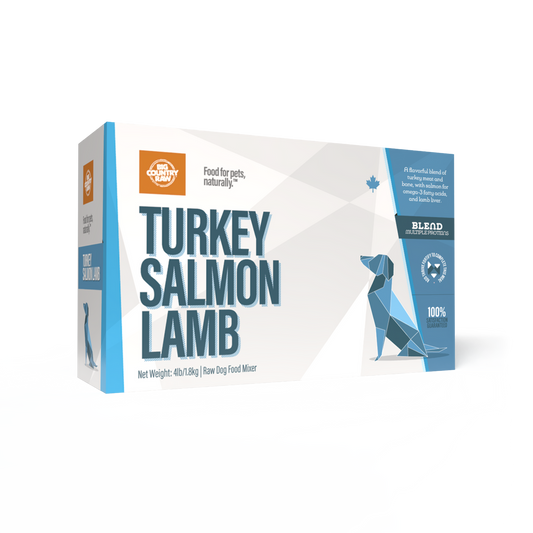 BCR Turkey Salmon Lamb Blend - 4lbs