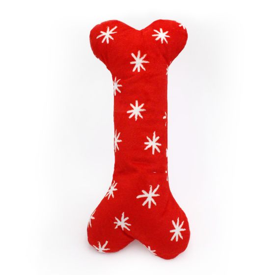 Zippy Paws Holiday Jigglerz Festive Bone - 14.5in