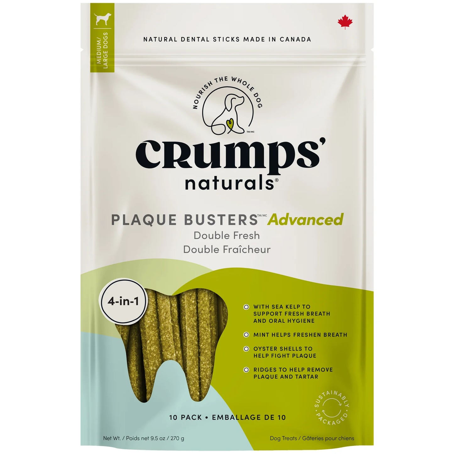 Crumps Plaque Busters Advanced with Probiotics - 10pc