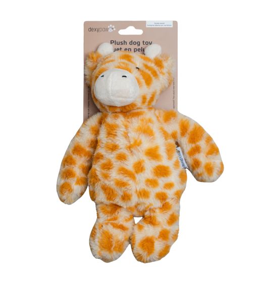 Dexypaws Plush Giraffe Dog Toy - Each