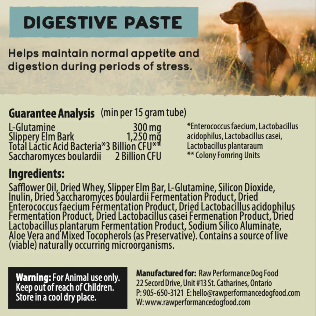 Raw Performance Digestive Paste