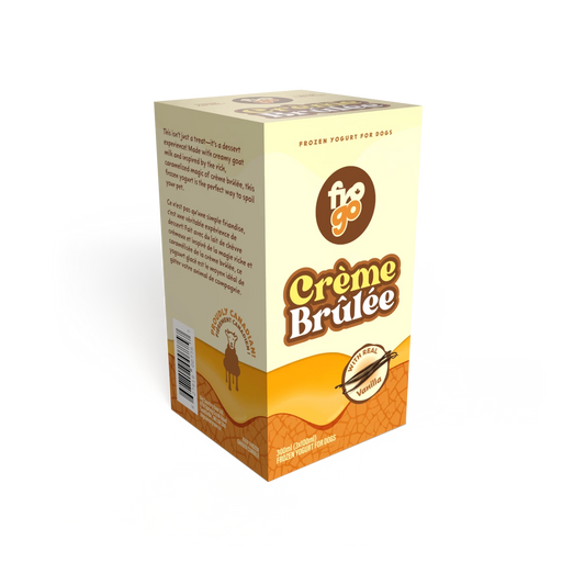 BCR Frozen Goat Creme Brulee - 3x100ml