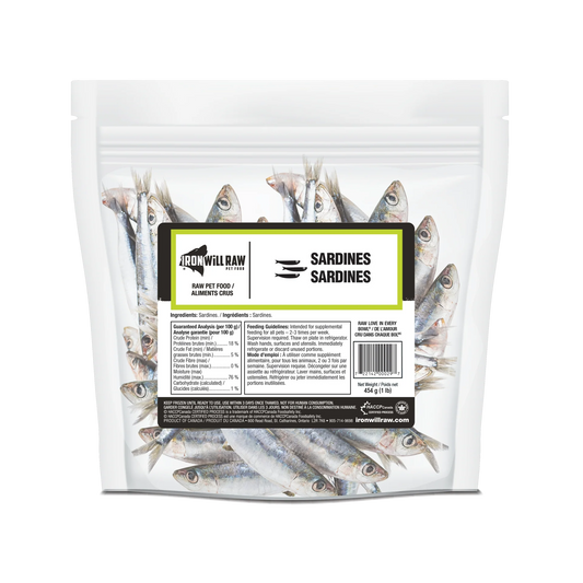 Iron Will Raw Sardines - 1lbs