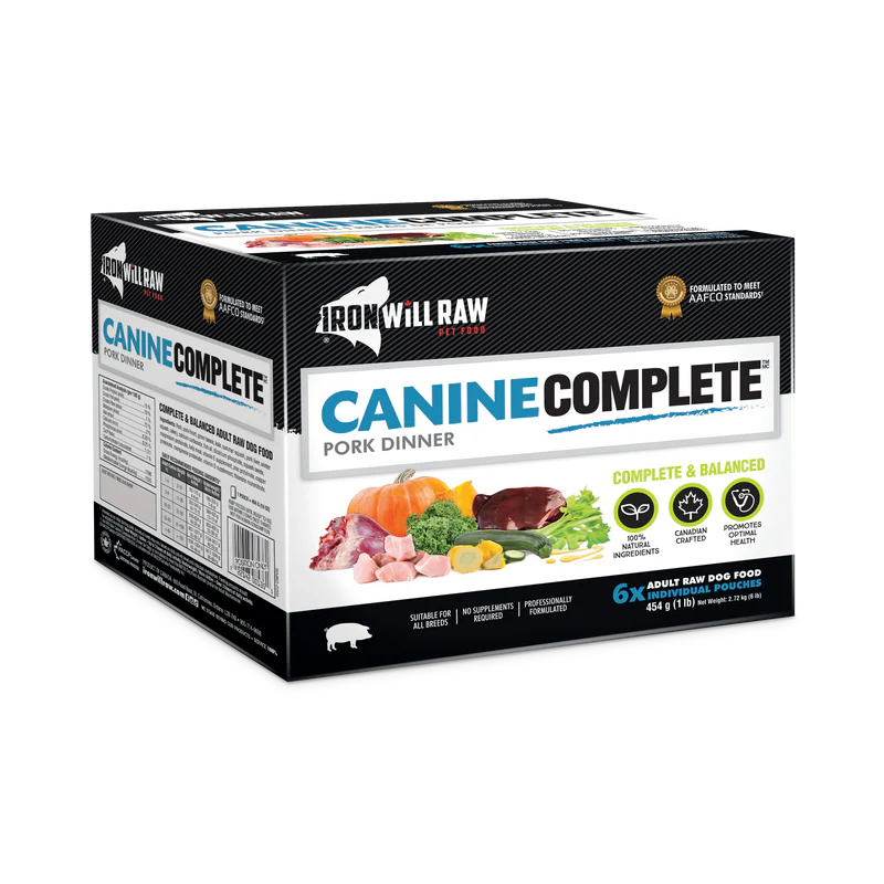 Iron Will Canine Complete Pork Dinner - 6lb