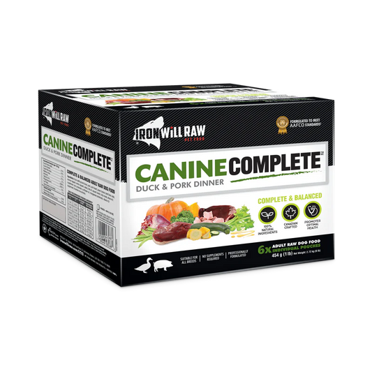 Iron Will Canine Complete Duck & Pork Dinner - 6lbs