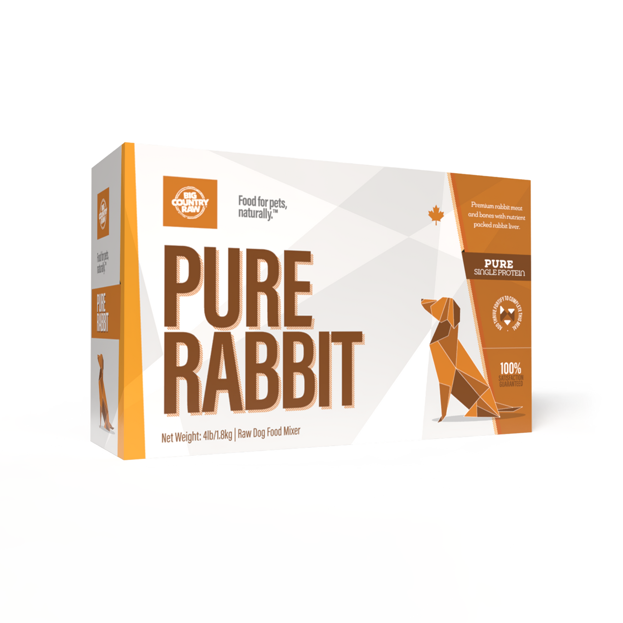 BCR Pure Rabbit Carton - 4lbs