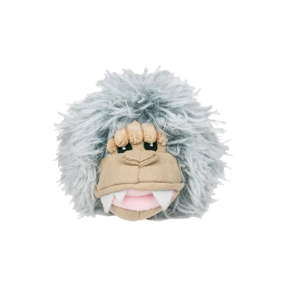 Tall Tails Plush Yeti - 2 in 1 Fetch Squeaker Ball Toy - 4"