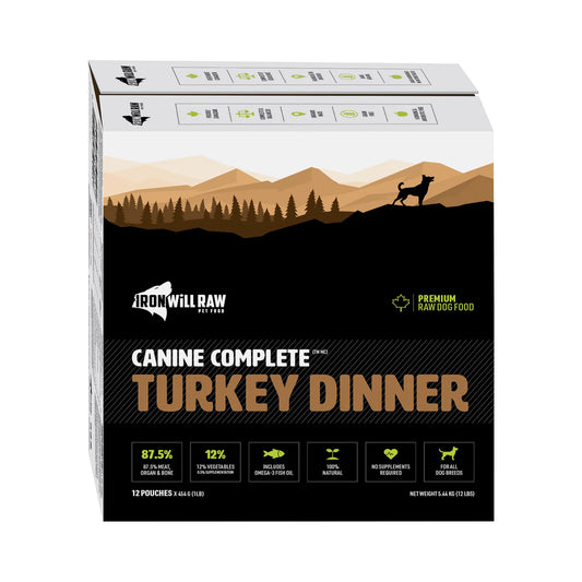 Iron Will Canine Complete Turkey Dinner - 12lbs