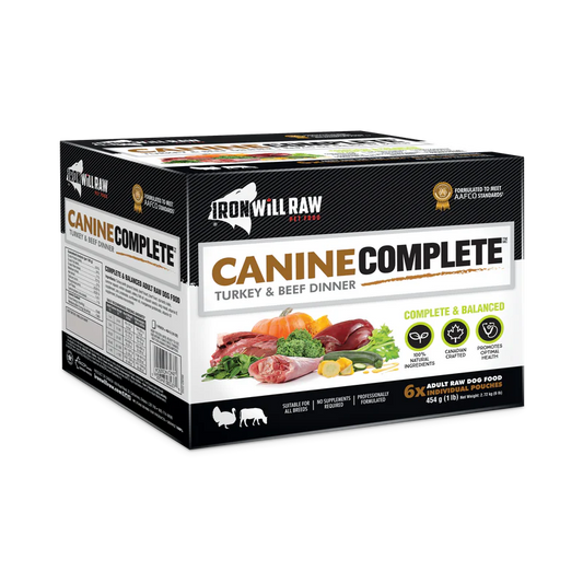 Iron Will Canine Complete Turkey & Beef Dinner - 6lb