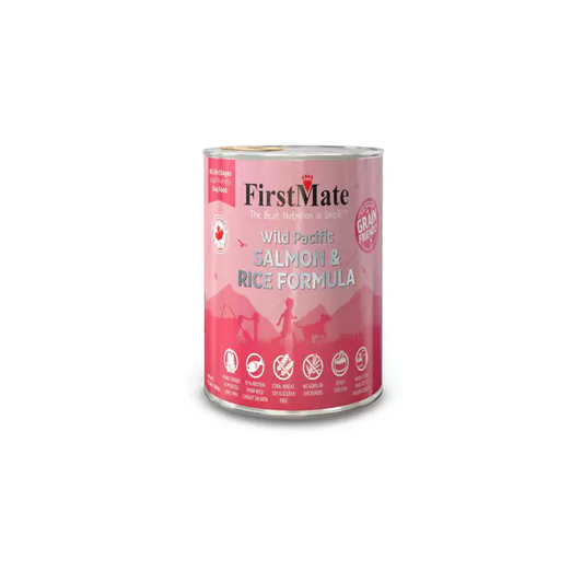 Grain Friendly Salmon w/Rice Dog Can 345g FirstMate