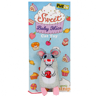 Fuzzu™ Sweet Baby Mice Cat Toy - Sweetie