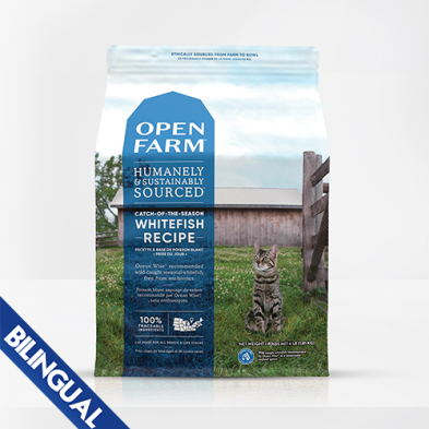 Open Farm® Catch-of-the-Season Whitefish Recipe Dry Cat Food - 8lbs