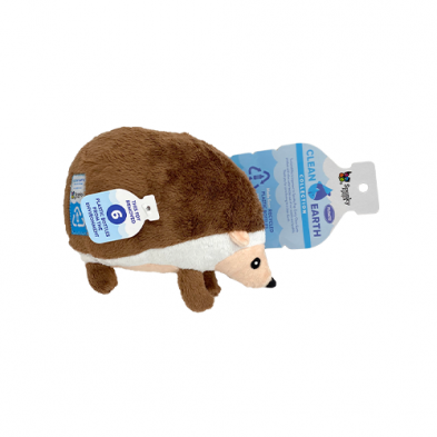 Spunky Pup Clean Earth Plush Hedgehog - Large