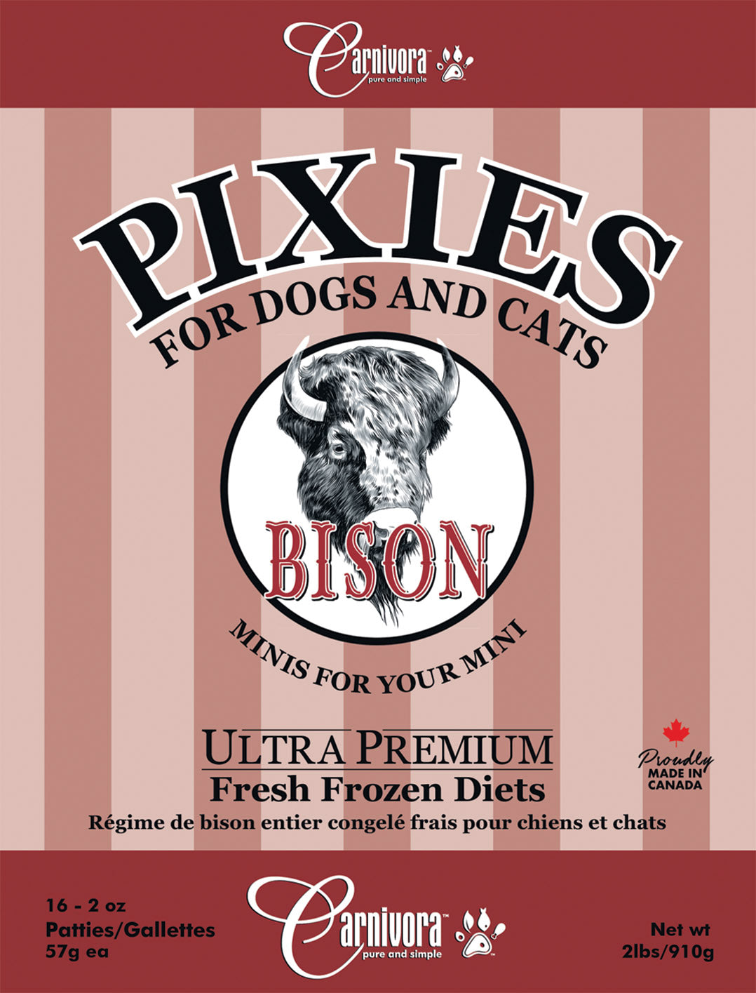 Carnivora Bison Diet - 2lbs