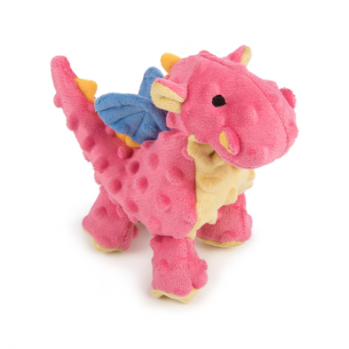 goDog Dragons with Chew Guard Technoloy Coral - Small