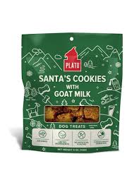 Plato Pet Treats Holiday Goat's Milk Cookies