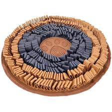 Injoya Cookie Snuffle Mat Grey Brown - 18.9" x 18.9"