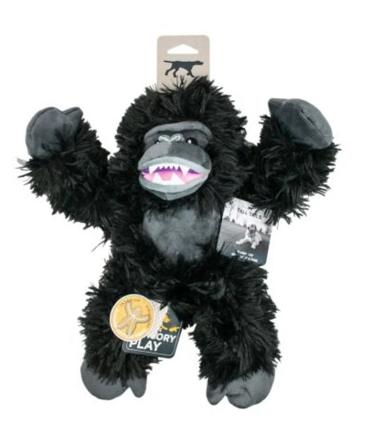 Tall Tails Plush Gorilla with Squeaker & Rope Interior - 14"