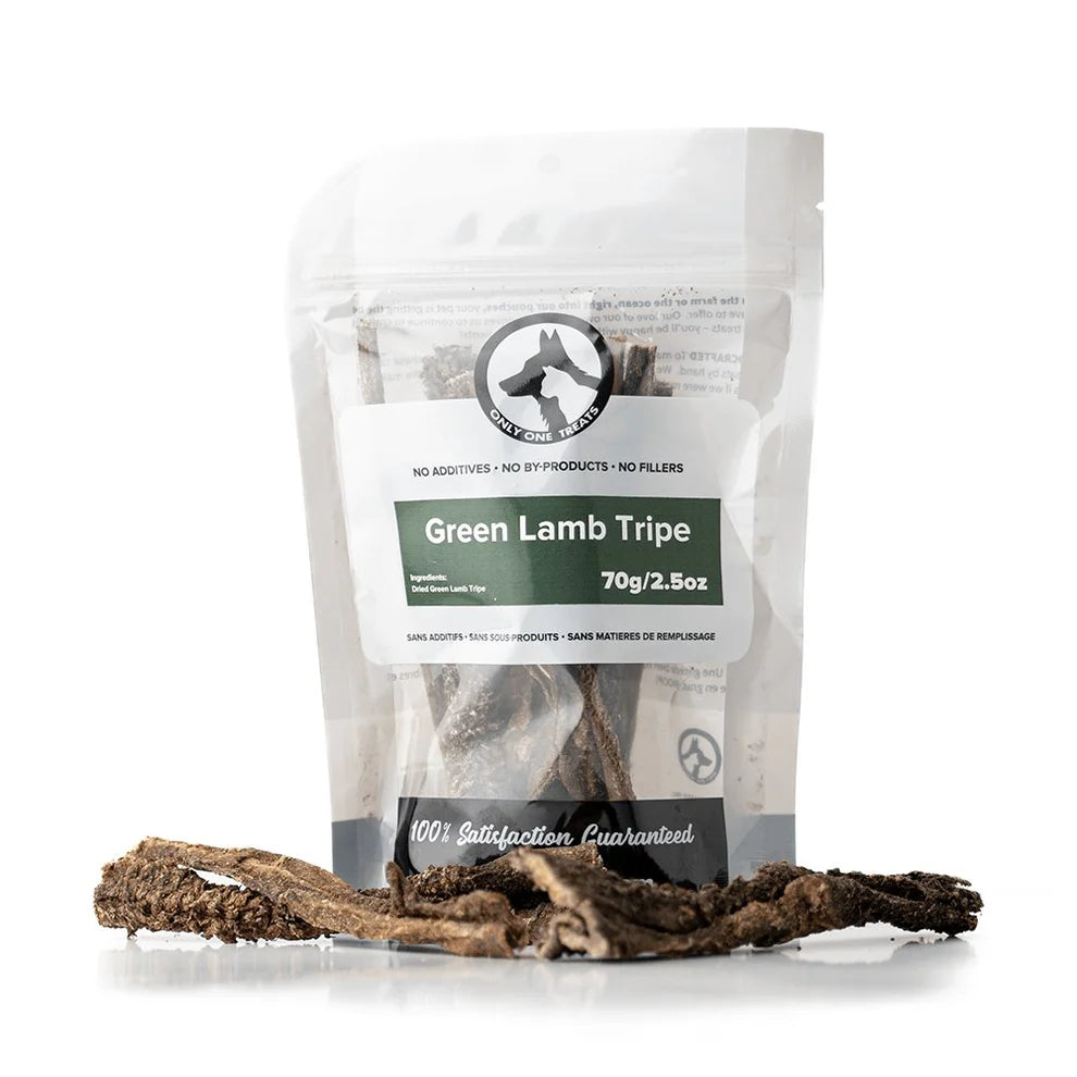 Only One Dehydrated Green Lamb Tripe - 70g