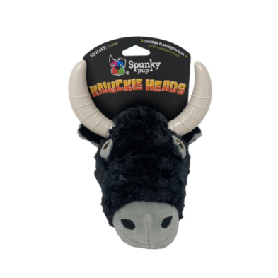 Spunky Pup Knuckleheads Bull 2-in-1 - each