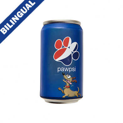 Spot Fun Drink Pawpsi Can 4.5" - each