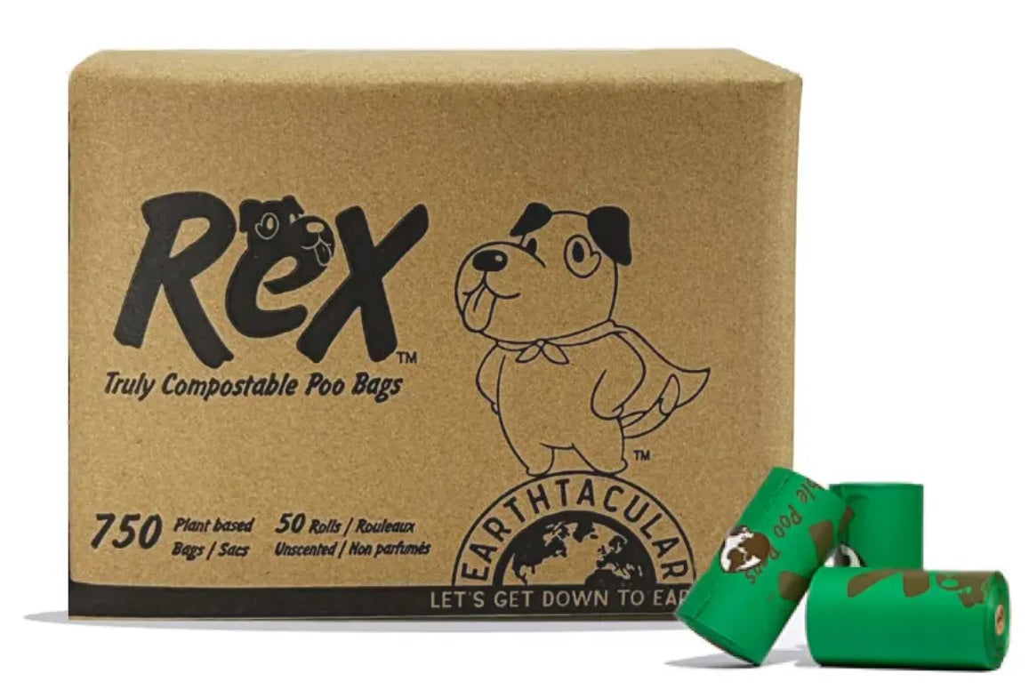 Earthtacular Rex Roll Poop Bag