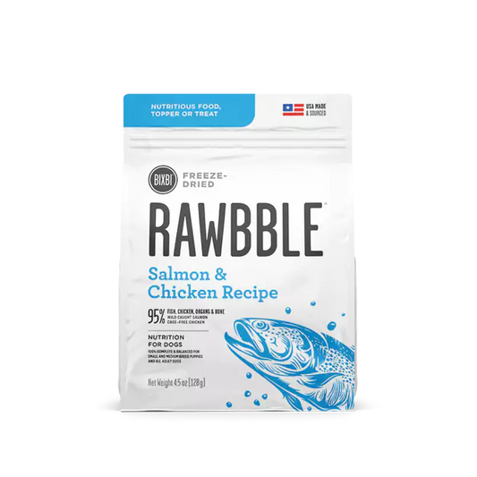 Rawbble Freeze Dried Chicken & Salmon - 4.5oz