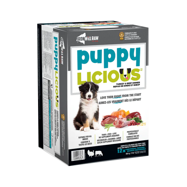 Iron Will Puppylicious Turkey & Beef Dinner - 12lbs